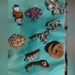 Vintage brooch collection lot 9